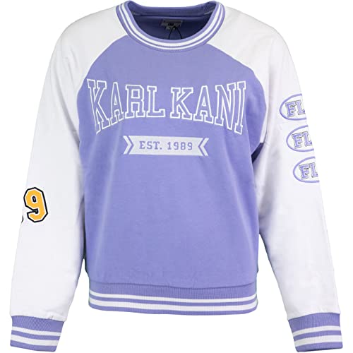 Karl Kani Small Signature Brooklyn Block Sweater Sweatshirt Pullover (Lilac, M) von Karl Kani