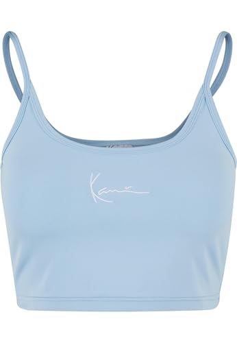 Karl Kani Small Signature Essential Crop Top Light Blue, S von Karl Kani