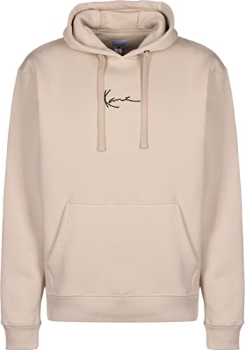 Karl Kani Small Signature Hoodie Unisex Kapuzenpullover Taupe (M, Taupe) von Karl Kani