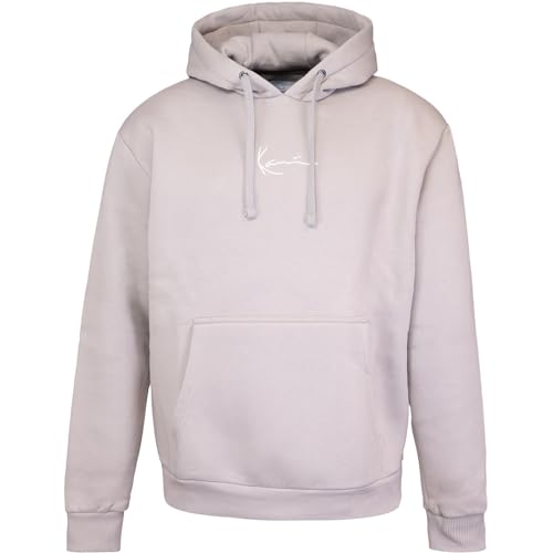 Karl Kani Small Signature Hoody Kapuzenpullover (DE/NL/SE/PL, Alphanumerisch, L, Regular, Regular, Light Grey) von Karl Kani