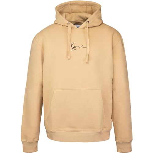 Karl Kani Small Signature Hoody Kapuzenpullover (DE/NL/SE/PL, Alphanumerisch, L, Regular, Regular, Sand) von Karl Kani