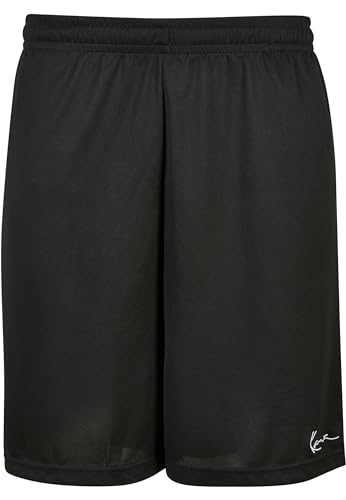 Karl Kani Herren KM-PS021-001-01 Small Signature Mesh Shorts Black, M von Karl Kani