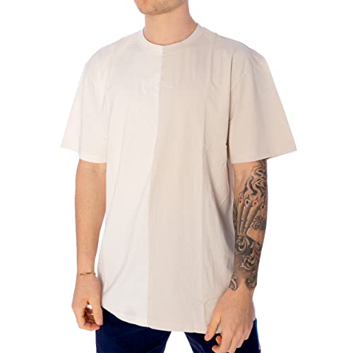 Karl Kani Small Signature Split T-Shirt Herren Shirt Offwhite Sand M von Karl Kani