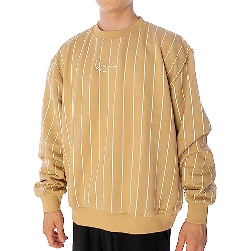 Karl Kani Small Signature Sweatpulli Herren, beige, XL von Karl Kani