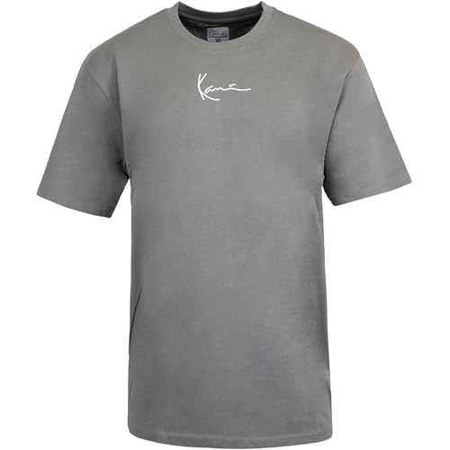 Karl Kani Small Signature T-Shirt (DE/NL/SE/PL, Alphanumerisch, XL, Regular, Regular, Anthracite) von Karl Kani