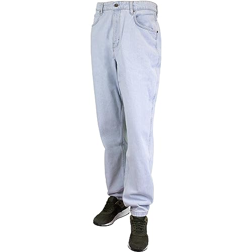 Karl Kani Small Signature Tapered Five Pocket Denim Jeans (as3, Numeric, Numeric_32, Regular, Regular, Light Blue) von Karl Kani