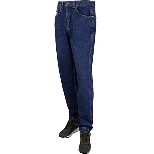 Karl Kani Small Signature Tapered Five Pockets Denim Jeans (Rinse Blue, L) von Karl Kani