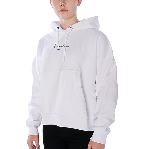 Karl Kani SmallSignatur Essential Hoodie Damen weiß, XS von Karl Kani