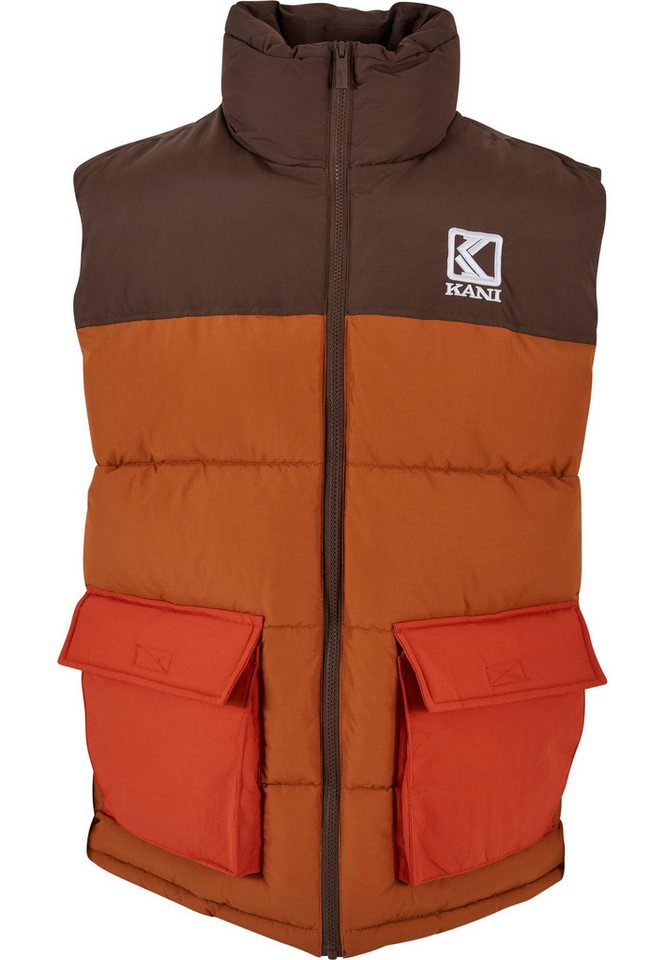 Karl Kani Steppweste Karl Kani Herren KM224-020-1 KK OG Block Puffer Vest (1-tlg) von Karl Kani