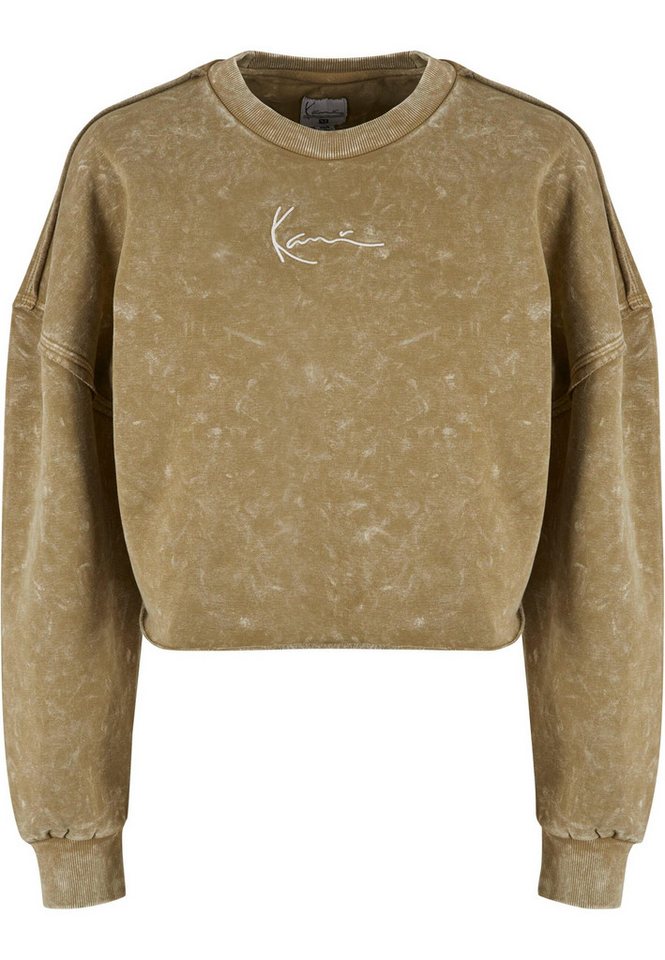 Karl Kani Sweater Karl Kani Damen KW241-038-2 Karl Kani Signature Washed Crop Crew von Karl Kani