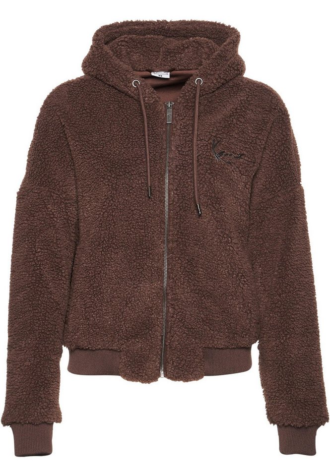 Karl Kani Sweatjacke Karl Kani Damen KW233-042-2 KK Metal Signature Teddy Full Zip von Karl Kani
