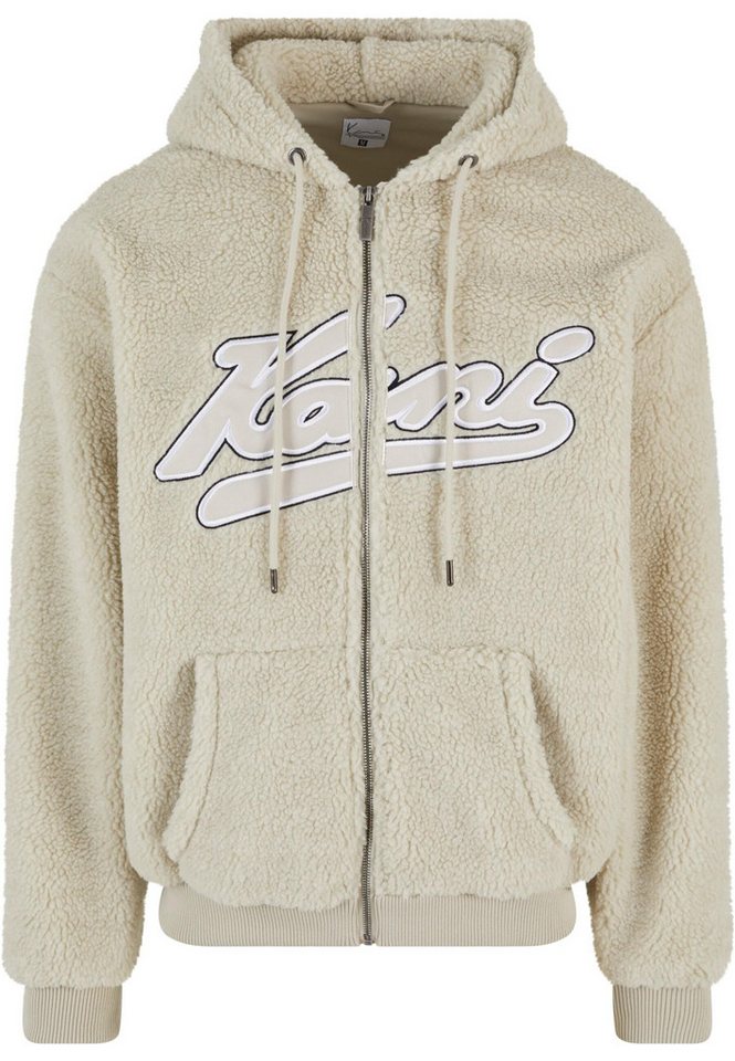 Karl Kani Sweatjacke Karl Kani Herren KM223-001-2 Varsity OS Teddy Zip Hoodie cream (1-tlg) von Karl Kani