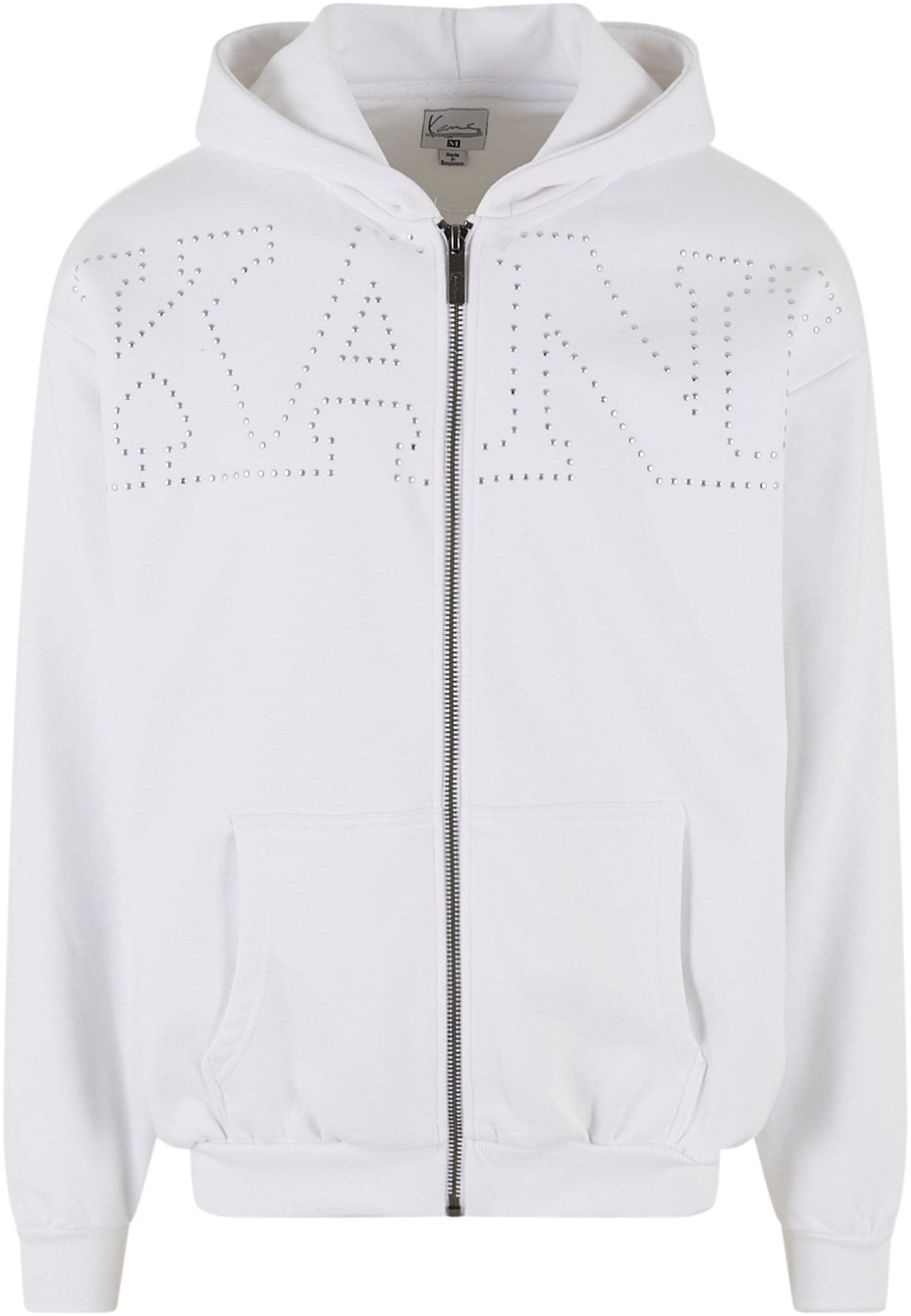 Karl Kani Sweatjacke "Karl Kani Herren KM234-014-1 KK Studded Retro OS Full Zip Hoodie" von Karl Kani
