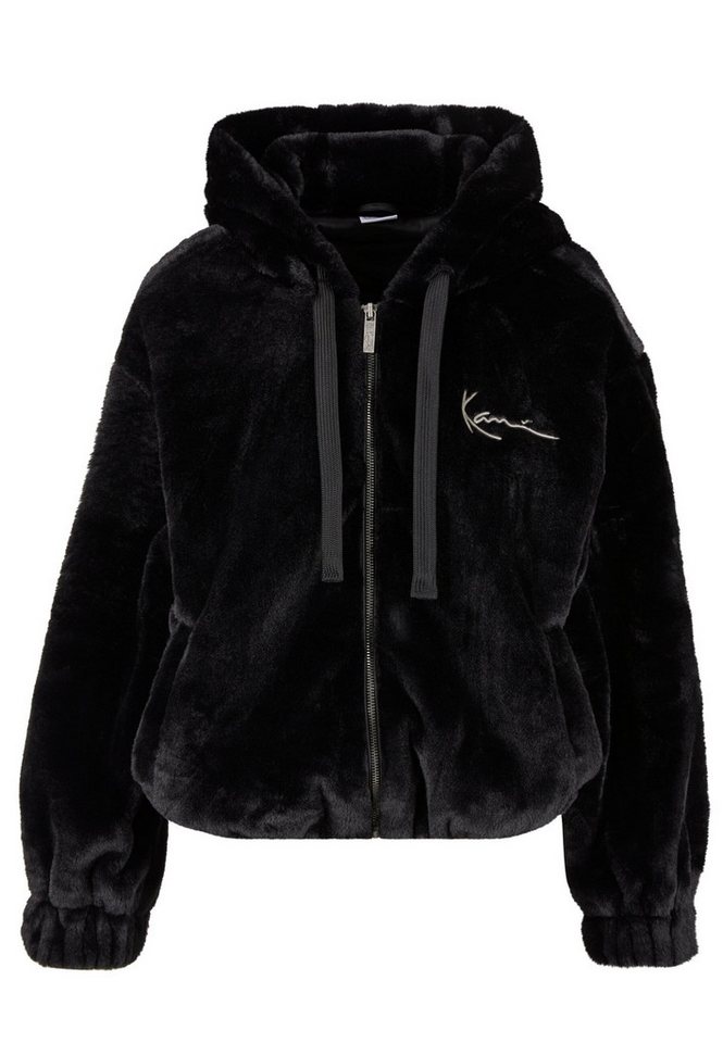 Karl Kani Sweatjacke Karl Kani Metal Signature Vegan Fur Zip Hoodie Jacket von Karl Kani