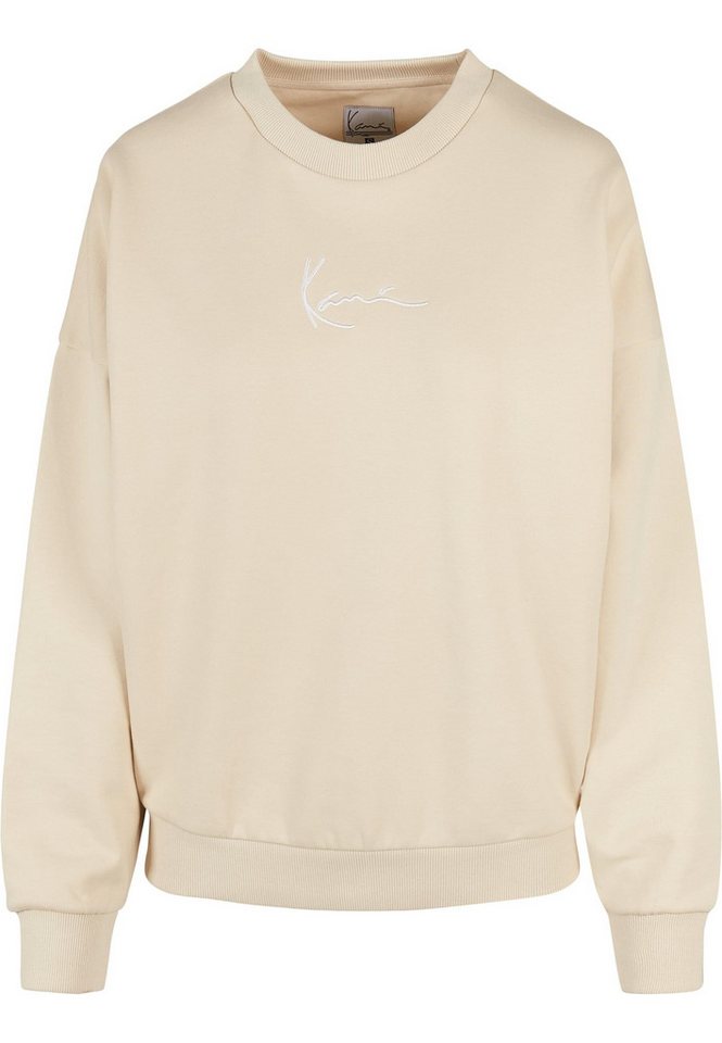Karl Kani Sweatshirt Karl Kani Damen KW214-036-1 Small Signature Crew light sand (1-tlg) von Karl Kani