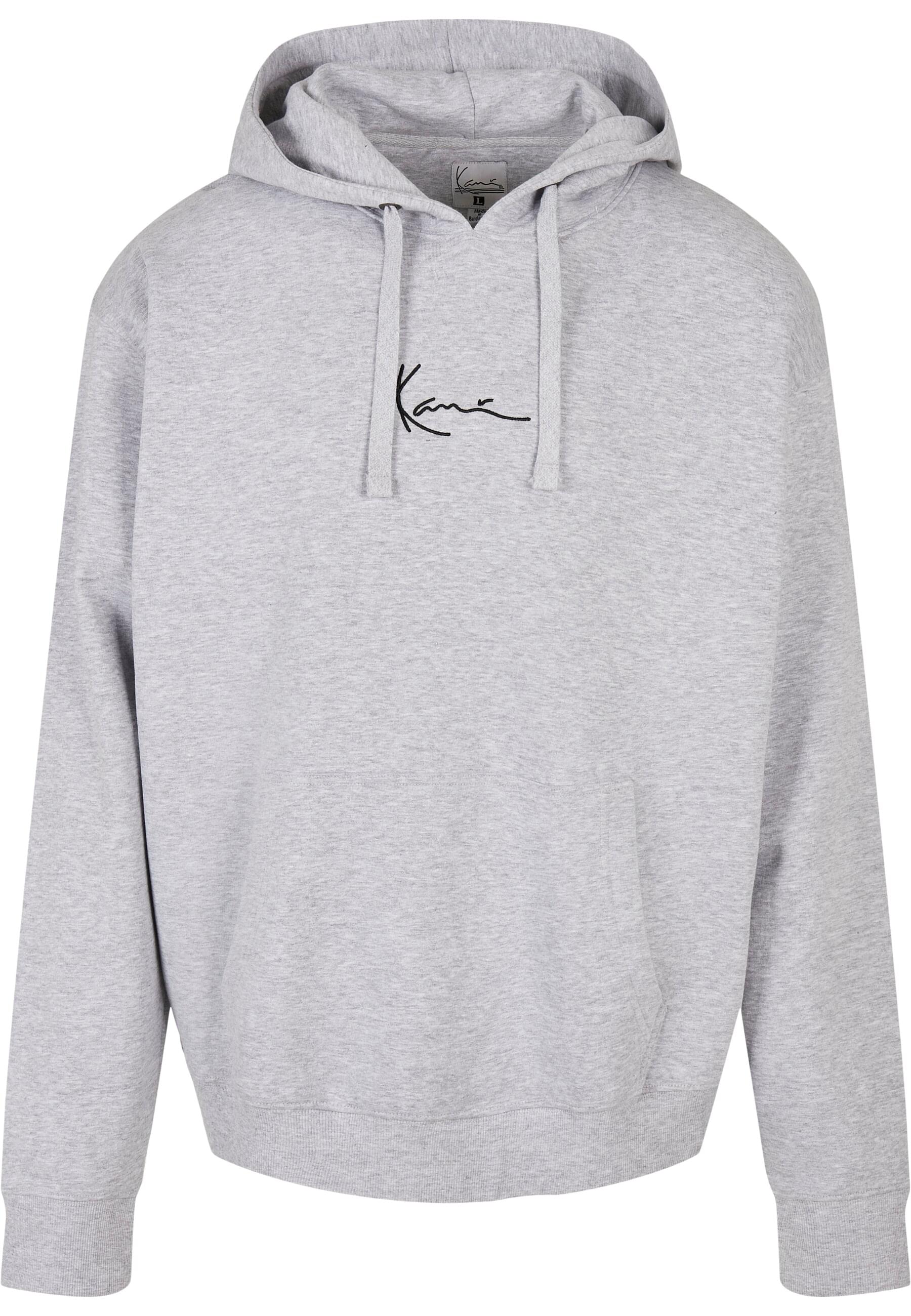 Karl Kani Sweatshirt "Karl Kani Männer KKMQ32061GRY Small Signature Hoodie ash grey", 1 Stk. von Karl Kani