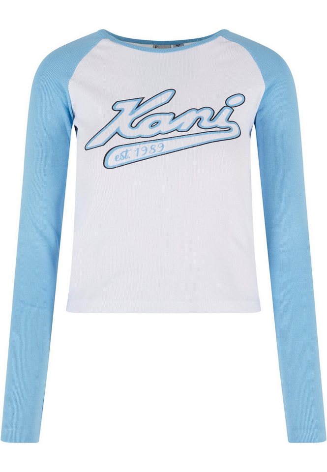 Karl Kani T-Shirt Karl Kani Damen KW241-043-2 Karl Kani Varsity Crop Block Rib Ls (1-tlg) von Karl Kani