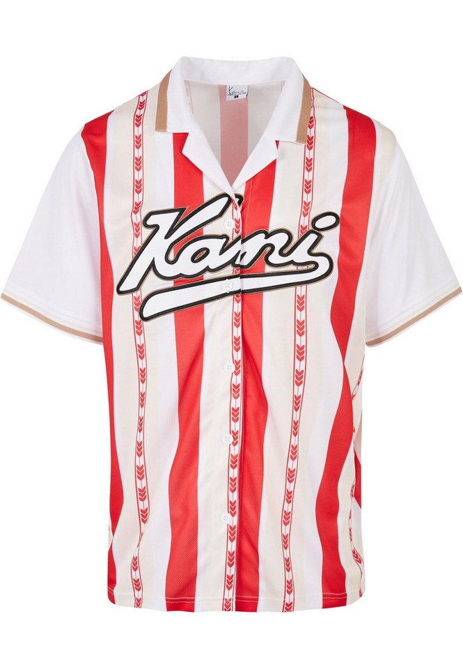 Karl Kani T-Shirt Karl Kani Herren KM222-002-1 Varsity Block Stripe Baseball Shirt (1-tlg) von Karl Kani