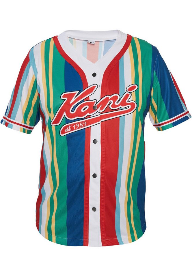 Karl Kani T-Shirt Karl Kani Herren KM232-010-1 KK Varsity Striped Baseball Shirt (1-tlg) von Karl Kani