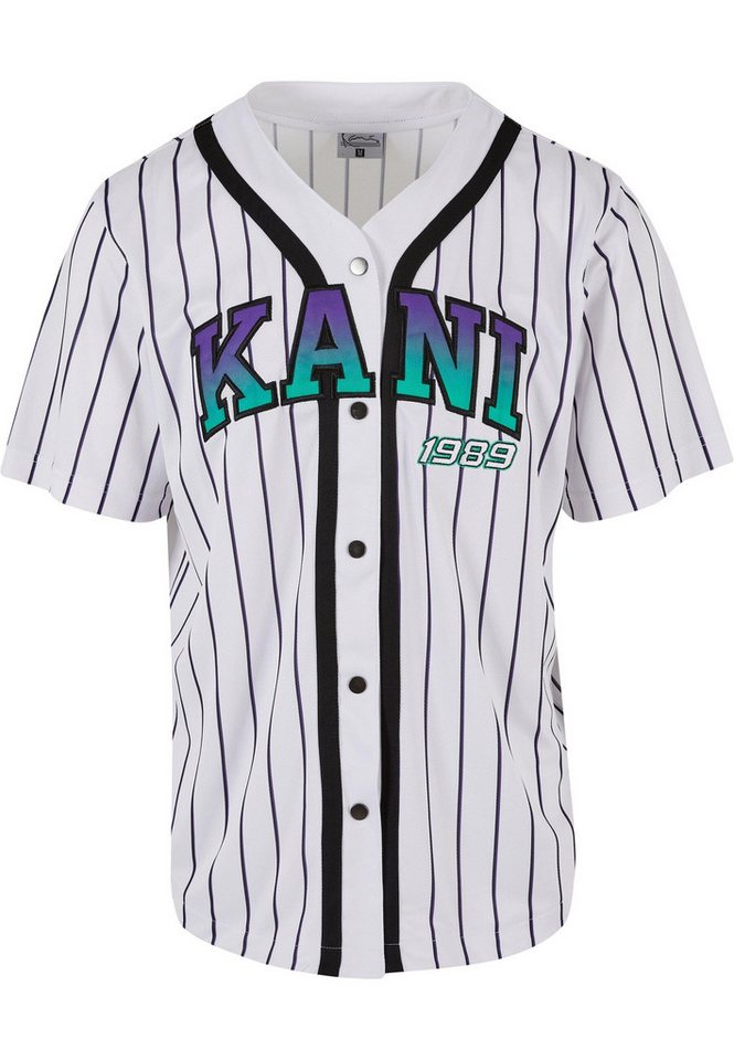 Karl Kani T-Shirt Karl Kani Herren KM233-003-2 KK Serif Pinstripe Baseball Shirt (1-tlg) von Karl Kani
