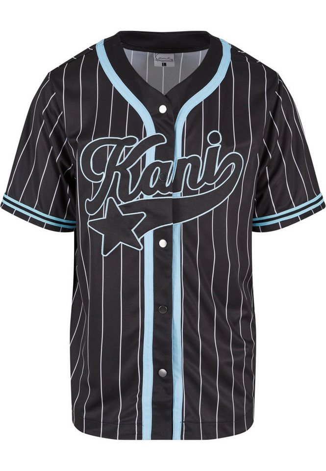 Karl Kani T-Shirt Karl Kani Karl Kani Kani Star Logo Pinstripe Baseball Shirt (1-tlg) von Karl Kani