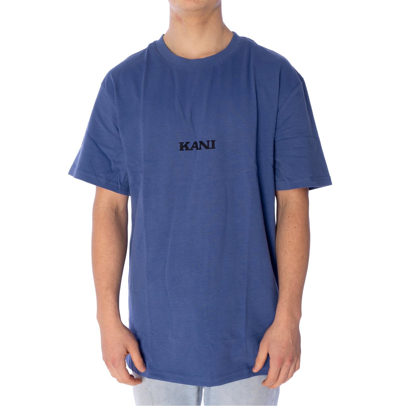 Karl Kani T-Shirt Karl Kani Small Retro T-Shirt Herren Shirt dusty blue 46116 (1-tlg) von Karl Kani