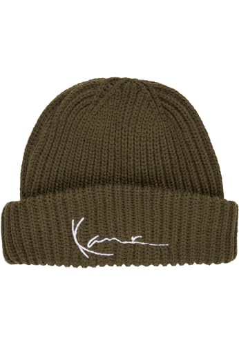 Karl Kani Unisex KA213-014-2 Signature Fisherman Beanie Olive, one Size von Karl Kani