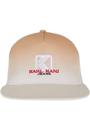 Karl Kani Unisex KA242-027-2 KKJ Gradient Flat Brim Sand/White, one Size von Karl Kani