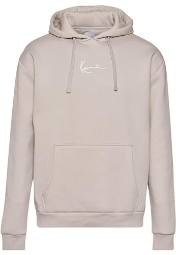 Karl Kani Unisex KM-HD011-010-10 KK Small Signature Essential Hoodie Light Grey, XS von Karl Kani
