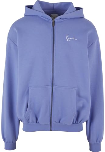 Karl Kani Herren KM-ZH011-080-11 Chest Signature Essential Zip Hoodie Lilac, L von Karl Kani
