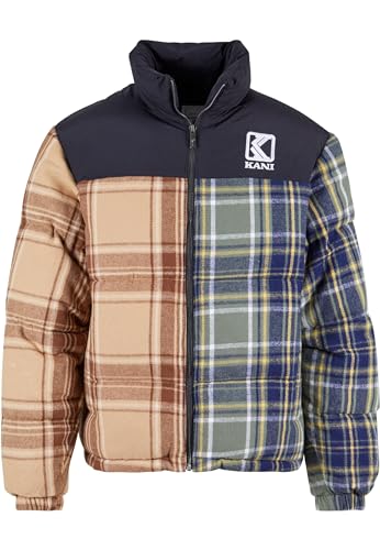 Karl Kani Unisex KU233-007-1 KK OG Flannel Block Puffer Jacket XXL Multicolor Karl Kani Unisex KU233-007-1 KK OG Flannel Block Puffer Jacket XXL Multicolor von Karl Kani