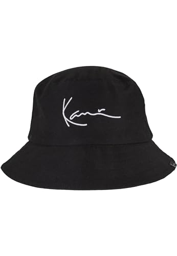 Karl Kani Unisex Signature Essential Bucket Hat Black, one Size von Karl Kani