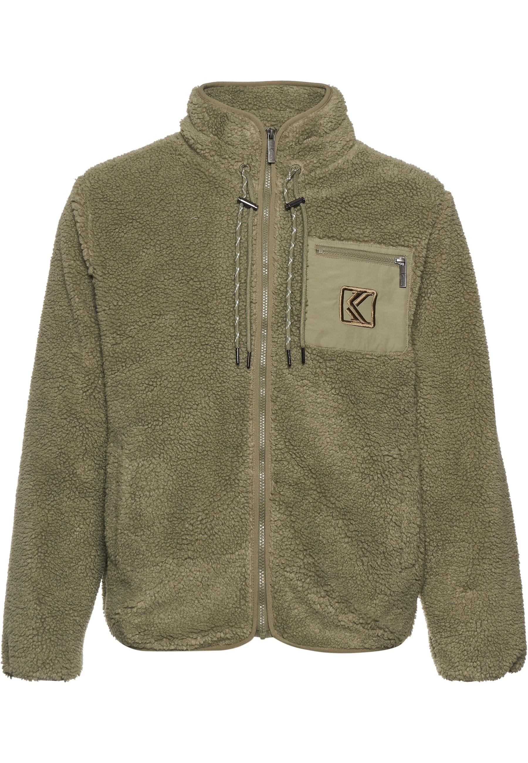 Karl Kani Winterjacke "Karl Kani Herren KM234-007-2 KK OG Teddy Trackjacket" 1 Stk. tlg. ohne Kapuze von Karl Kani