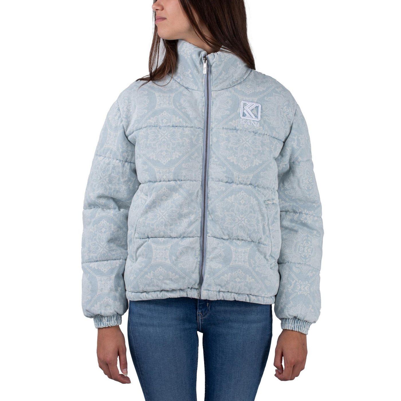 Karl Kani Winterjacke Karl Kani OG Denim Paisley Puffer von Karl Kani