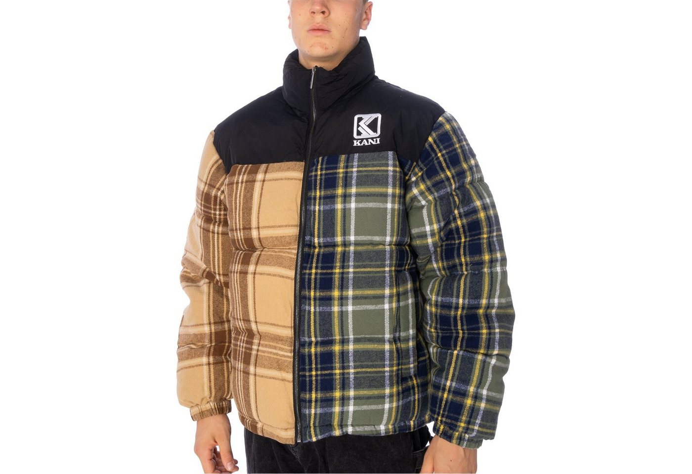 Karl Kani Winterjacke Karl Kani OG Flannel Block Puffer Jacke Herren multicolor (1-St) von Karl Kani