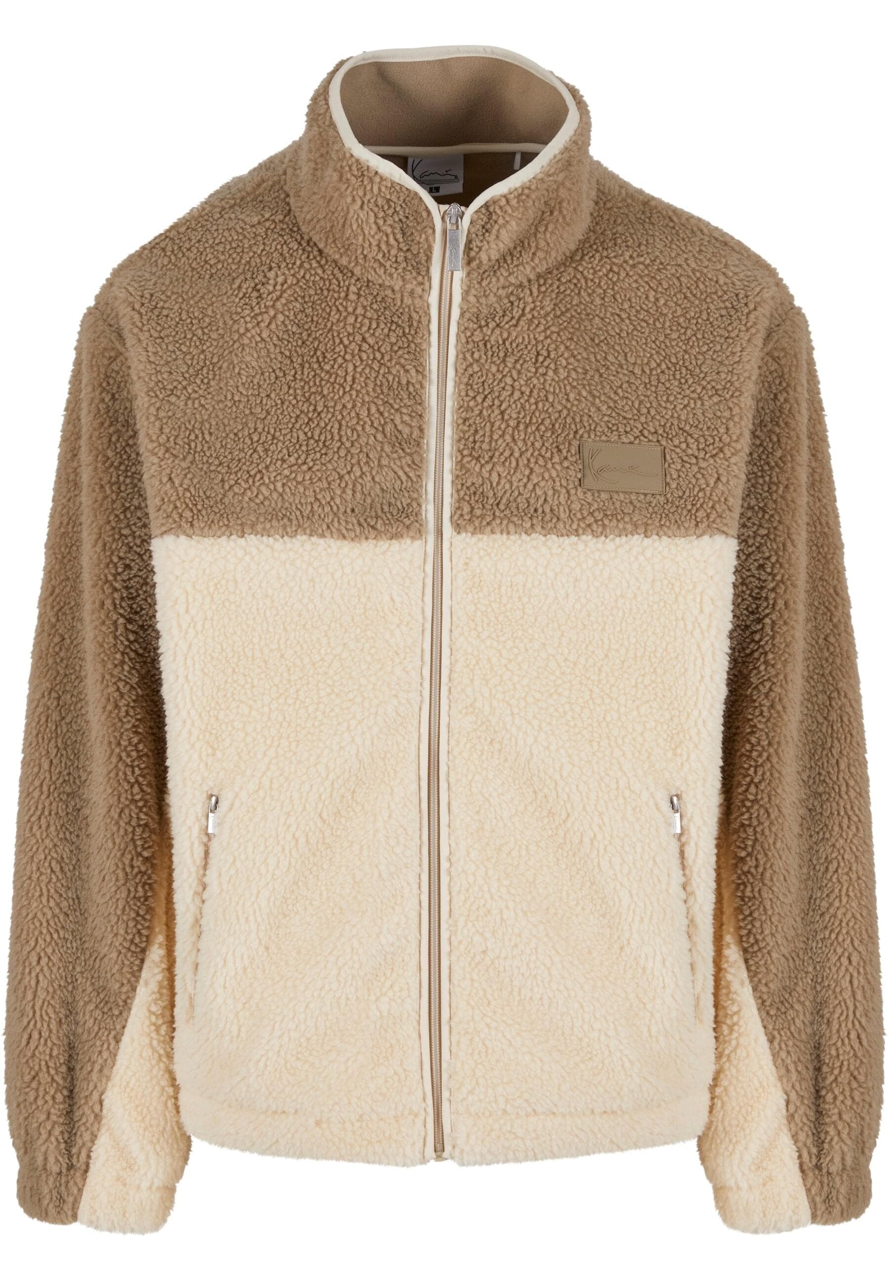 Karl Kani Winterjacke "Karl Kani Signature Rubber Patch Teddy Zip Jacket" 1 Stk. tlg. ohne Kapuze von Karl Kani
