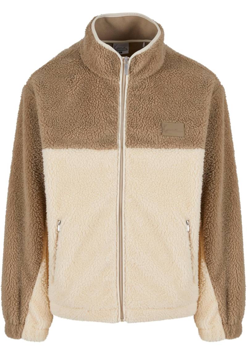 Karl Kani Winterjacke "Karl Kani Signature Rubber Patch Teddy Zip Jacket" 1 Stk. tlg. ohne Kapuze von Karl Kani