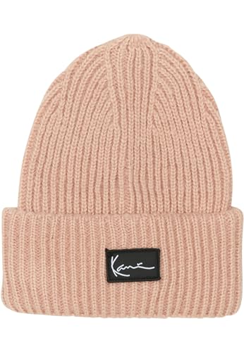 Karl Kani Woven Signature Cozy Mütze Strickmütze Rose von Karl Kani