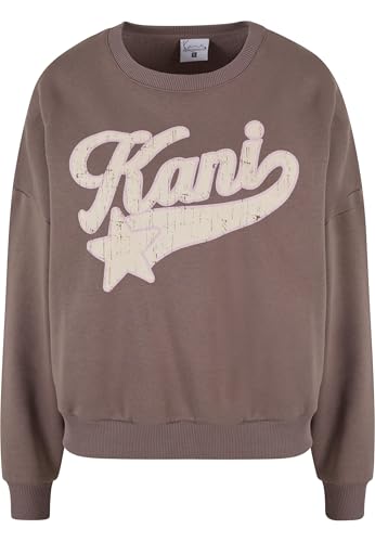 Karl Kani Woven Signature Star Logo Crew M Taupe von Karl Kani