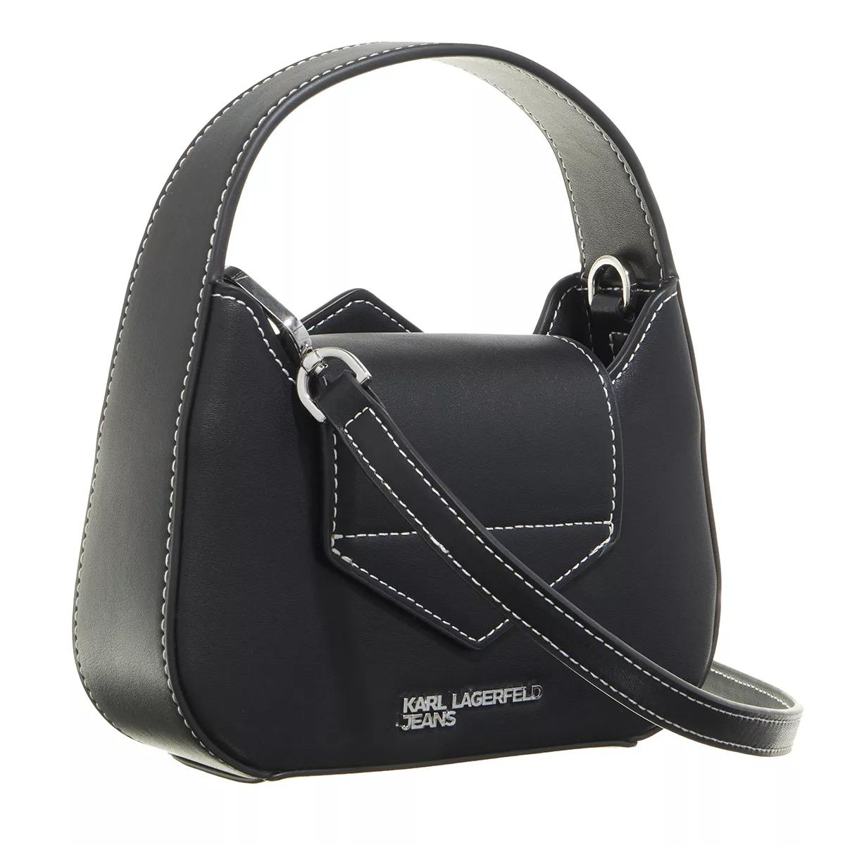 Karl Lagerfeld Jeans Crossbody Bags - Hexagon Nano Bag - Gr. unisize - in Schwarz - für Damen von Karl Lagerfeld Jeans