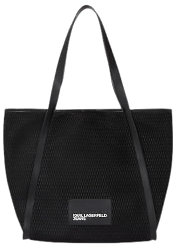 Karl Lagerfeld Jeans Mesh Tote, Women, Black, Shopper von Karl Lagerfeld Jeans