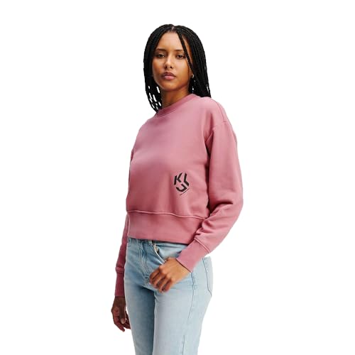 Karl Lagerfeld Jeans Regular Logo Sweat, Women, Green, Sweatshirt von Karl Lagerfeld Jeans