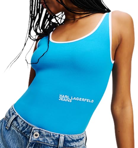 Karl Lagerfeld Jeans Ribbed Body, Women, Beige, Top Karl Lagerfeld Jeans Ribbed Body, Women, Beige, Top von Karl Lagerfeld Jeans