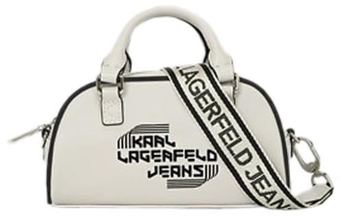 Karl Lagerfeld Jeans Women's Bowling Crossbody Cross Body, Off White von Karl Lagerfeld Jeans