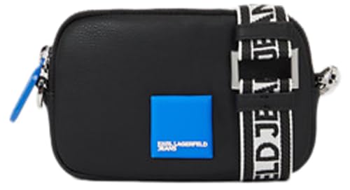 Karl Lagerfeld Jeans, Damen, Box Logo Mini Crossbody, Schwarz, Einheitsgröße von KARL LAGERFELD JEANS