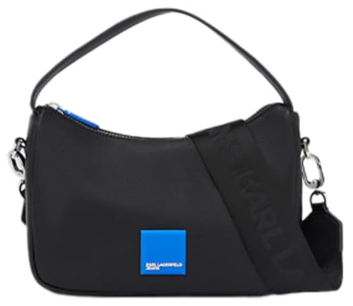 Karl Lagerfeld Jeans Women's Box Logo Soft Mini Hobo, Black von Karl Lagerfeld Jeans