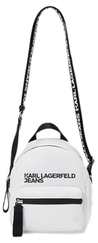 Karl Lagerfeld Jeans Women's Essential Nylon Crossbody Cross Body, White Karl Lagerfeld Jeans Women's Essential Nylon Crossbody Cross Body, White von Karl Lagerfeld Jeans