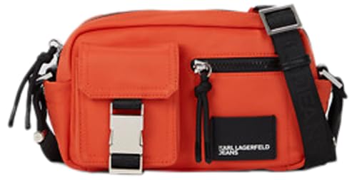 Karl Lagerfeld Jeans Women's Utility Nylon Camera Bag Cross Body, Poinciana Karl Lagerfeld Jeans Women's Utility Nylon Camera Bag Cross Body, Poinciana von Karl Lagerfeld Jeans