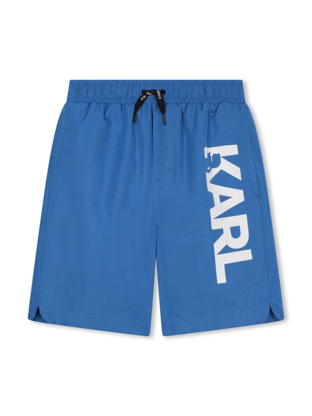 Karl Lagerfeld Kids Badeshorts mit Logo-Print - Blau von Karl Lagerfeld Kids