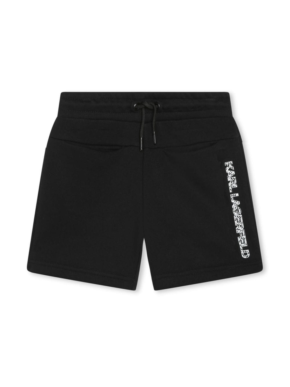 Karl Lagerfeld Kids Joggingshorts mit Logo-Print - Schwarz von Karl Lagerfeld Kids